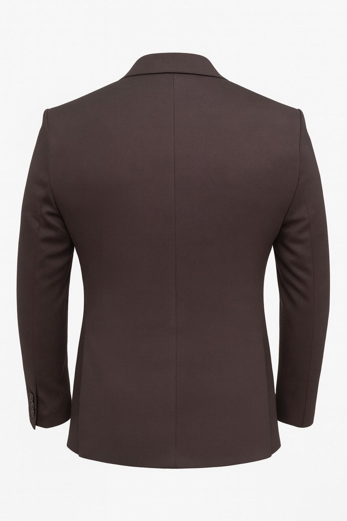 Kahverengi Erkek Slim Fit Blazer Ceket – Şık, Modern, Günlük ve Ofis Kombinlerine Uygun Tek Düğmeli - Kahverengi