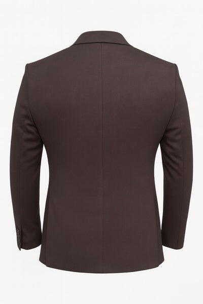 Kahverengi Erkek Slim Fit Blazer Ceket – Şık, Modern, Günlük ve Ofis Kombinlerine Uygun Tek Düğmeli - Kahverengi