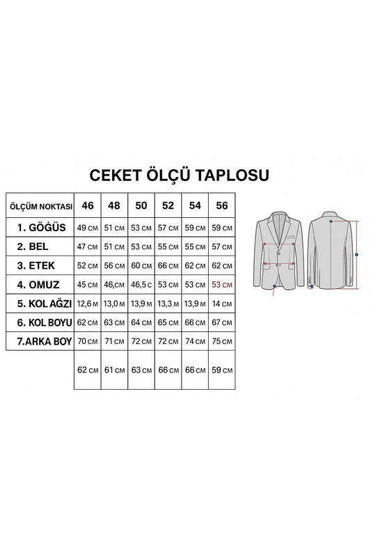 Erkek Slim Fit Blazer Ceket Açık İndigo – Tek Düğmeli – Şık Günlük & Ofis Kombinleri için – Tam Asta - Mavi