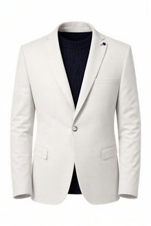 Taş Rengi Slim Fit Erkek Blazer Ceket – Modern Ofis & Davet Stili - Bej