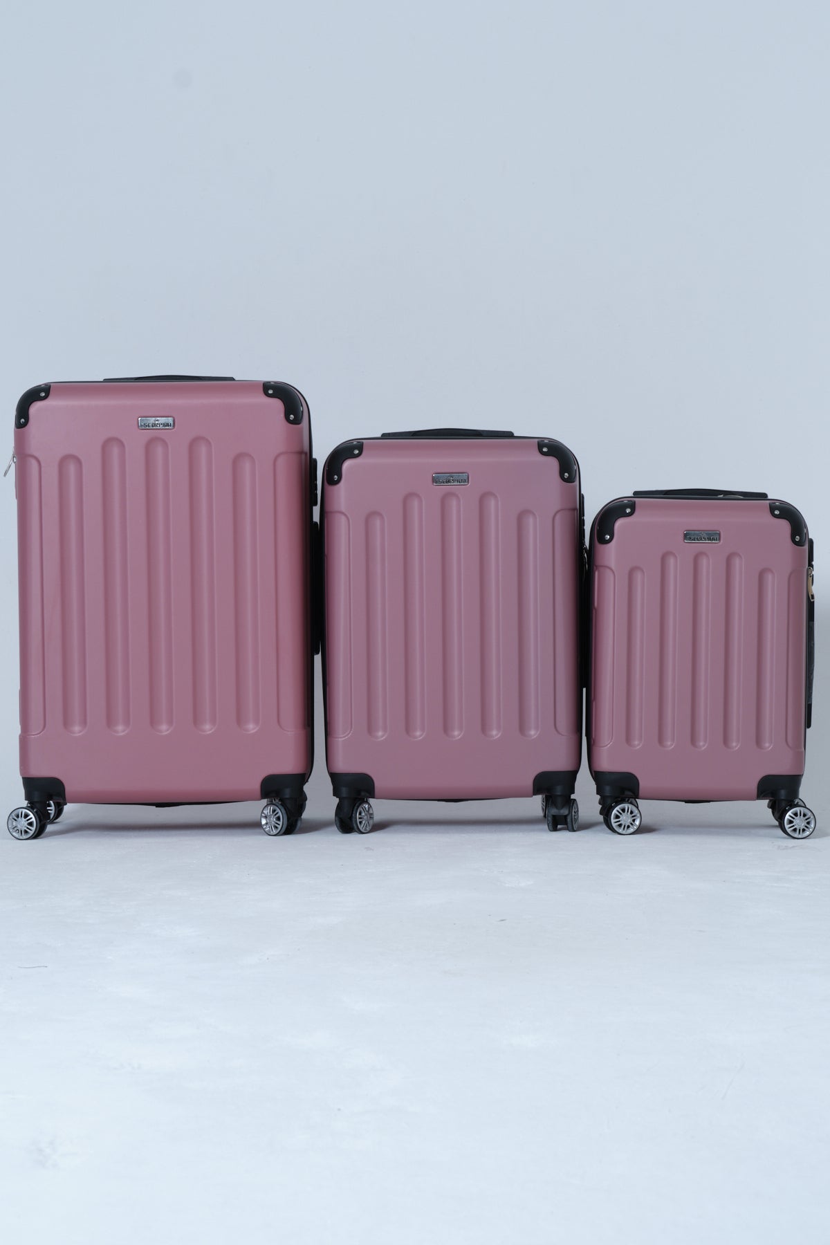 ABS Ultra Hafif Sert Kaplama Valiz Luna - Pembe