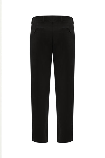 Erkek Slim Fit Klasik Kumaş Pantolon – Dar Kesim, Günlük ve Ofis Kullanımına Uygun Şık Tasarım - Siyah