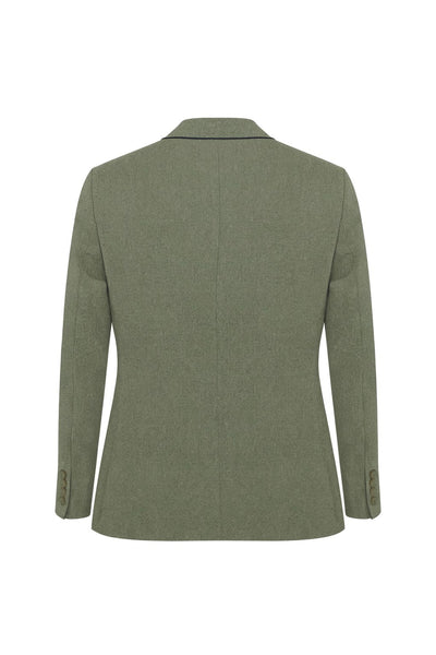Erkek Slim Fit Blazer Ceket Tek Düğmeli Çift Yırtmaçlı Torba Cepli Yarım Astarlı - Haki
