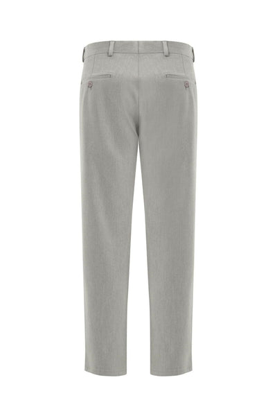 Erkek Slim Fit Klasik Kumaş Pantolon – Dar Kesim, Günlük ve Ofis Kullanımına Uygun Şık Tasarım - Gri