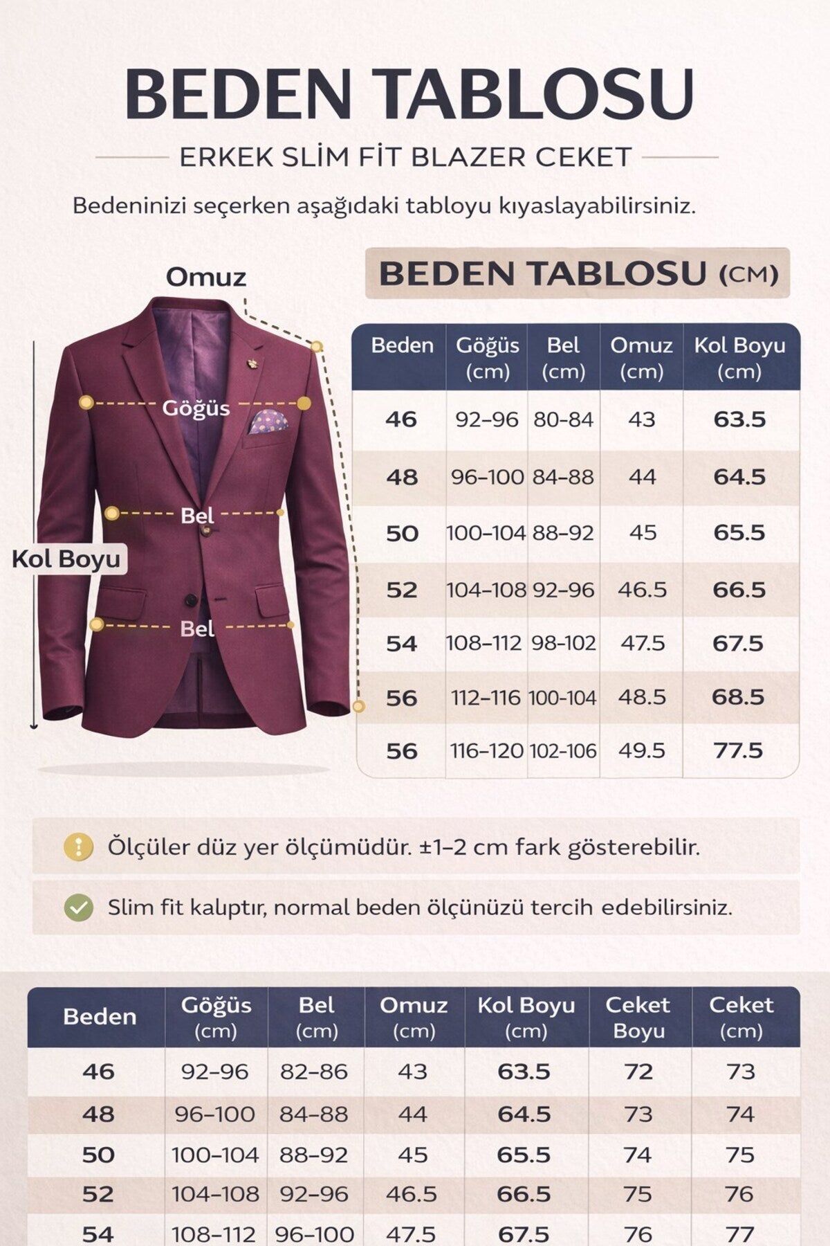 Erkek Mono Yaka Tek Düğmeli Çift Yırtmaçlı Blazer Ceket – Premium Dokuma Kumaş, 8 Renk - Gri