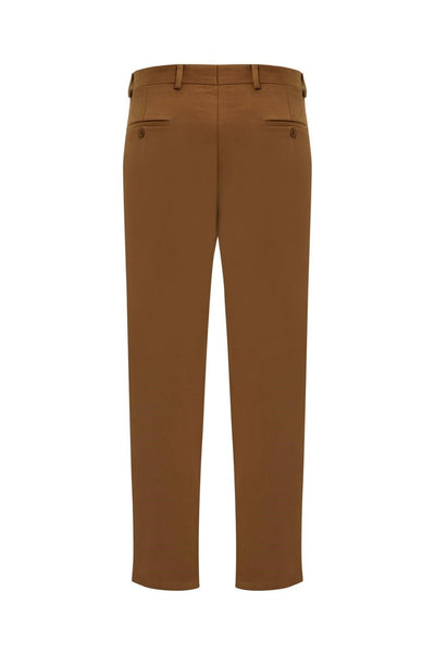 Erkek Slim Fit Klasik Kumaş Pantolon – Dar Kesim, Günlük ve Ofis Kullanımına Uygun Şık Tasarım - Bej